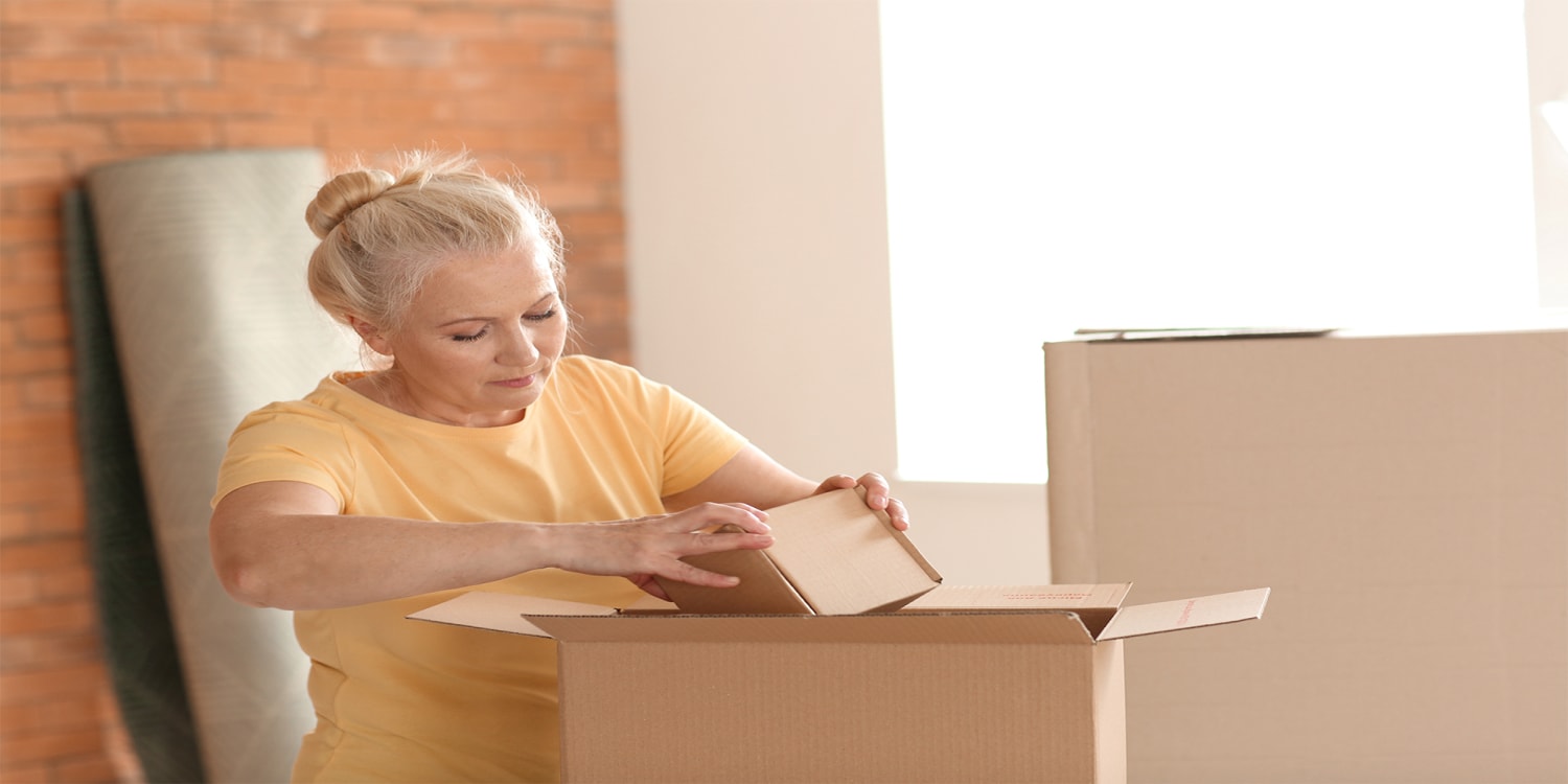 Woman going through divorce home sale